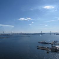 横浜港が一望です