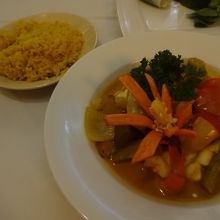 シーフードカレー。