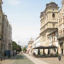 広場から北側の景観です。