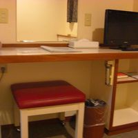 室内は普通のビジネス仕様です。BS放送は見られない