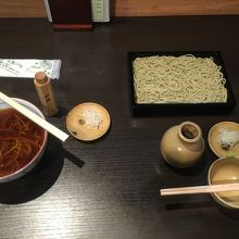 かけそばとせいろそば