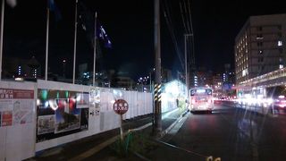 2016年11月５日現在、建て替え中の為、バスターミナルとしての機能は休止しています