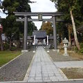 最上公園の中にある神社・紅葉がきれいでした