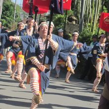 毎年文化の日に行われている箱根湯本の大名行列