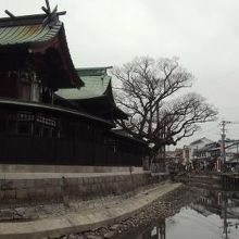 150221水路の水が落とされていた沖端