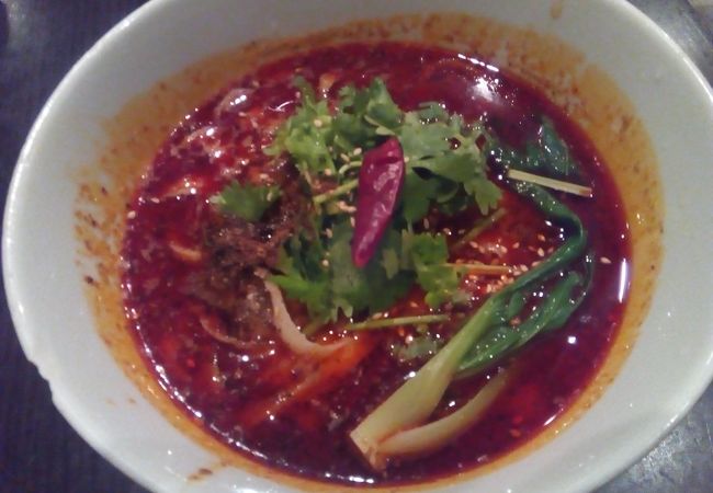 マーラー刀削麺のランチが好き