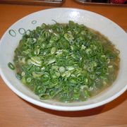 和歌山城に近いラーメン店