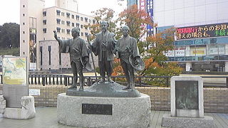 テラスに建っています