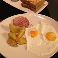 朝食。アメリカンブレックファースト。