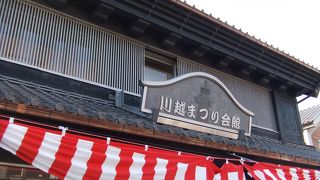 川越まつりの資料館