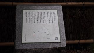 小倉山はこの付近