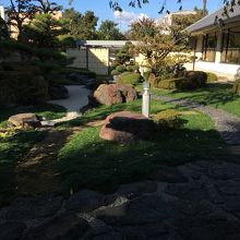 御庭が綺麗です。