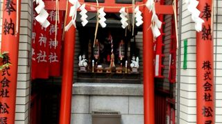 銀座の街中にある神社