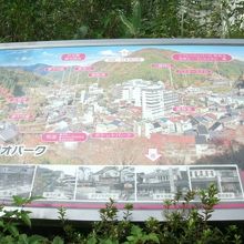 清正公園展望台にある説明板