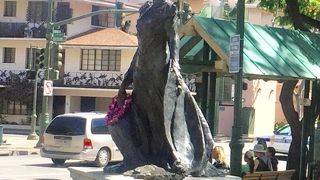 交差点の公園に