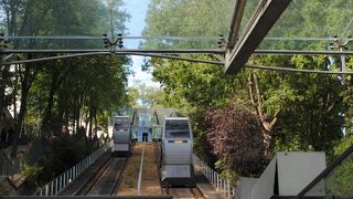 サン・ピエール広場からサクレ・クールまで階段を登らず上がれます。