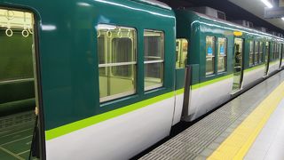 京都市街地は地下を走行