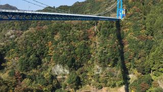 バンジージャンプもできる、茨城県屈指の大吊橋