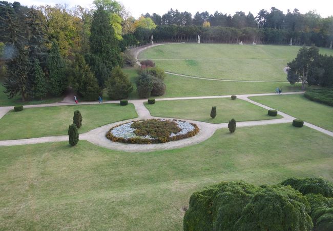 きれいに整備された公園