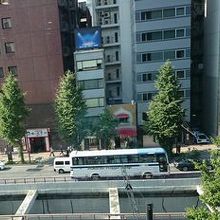 歌舞伎座タワー5階からの眺め