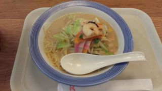 第3ターミナルで長崎ちゃんぽん