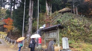 大内宿の中にある神社