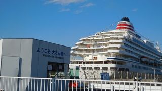 「くじらのせなか」という愛称のあるウッドデッキが開放的