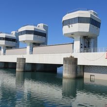 公園横の水門