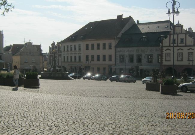 旧市街地の中心の広場です。