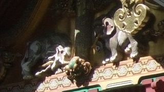 下絵を狩野探幽が描いたらしいということで有名