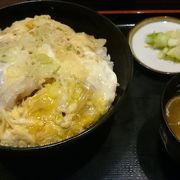 豚とじ丼はイマイチ