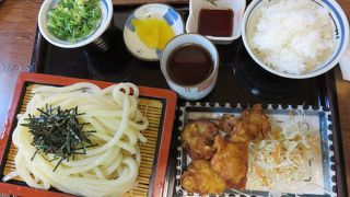 冷たいうどんがおすすめ！