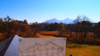 レンゲ沼の畔にある