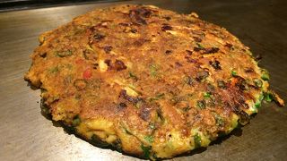 並んで待ちました