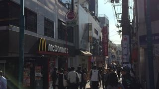 下北沢のメイン通り