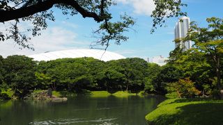 小石川後楽園の中心