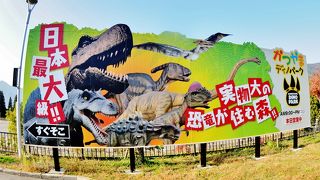 福井県立恐竜博物館とともに恐竜テーマパークを形成　幼児から大人まで楽しめる