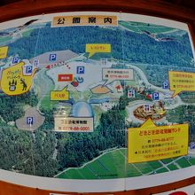 長尾山総合公園 案内図