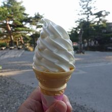 ソフトクリーム。