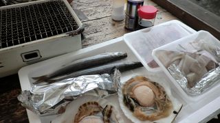 BBQスペースもあり。