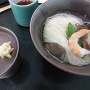 極細のそうめんが美味