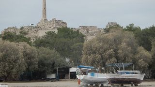 コロナ遺跡とフィッシュマーケット