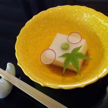 自家製の胡麻豆腐