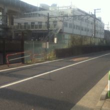 車両センター付近