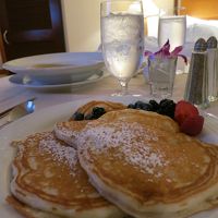 パンケーキにステーキにスープ！美味しかった