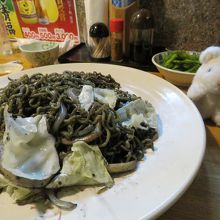 イカスミ焼きそば(大)もおいしかったです