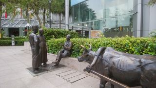 古きシンガポールの風景が再現