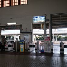 マツダ側の改札の充実ぶりったら！