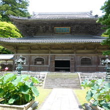 中雀門から眺める仏殿