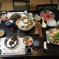 夕食のしゃぶしゃぶ